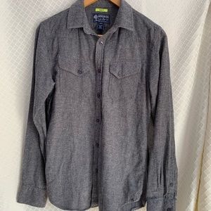 American Rag Mens Flannel Shirt Slim Fit